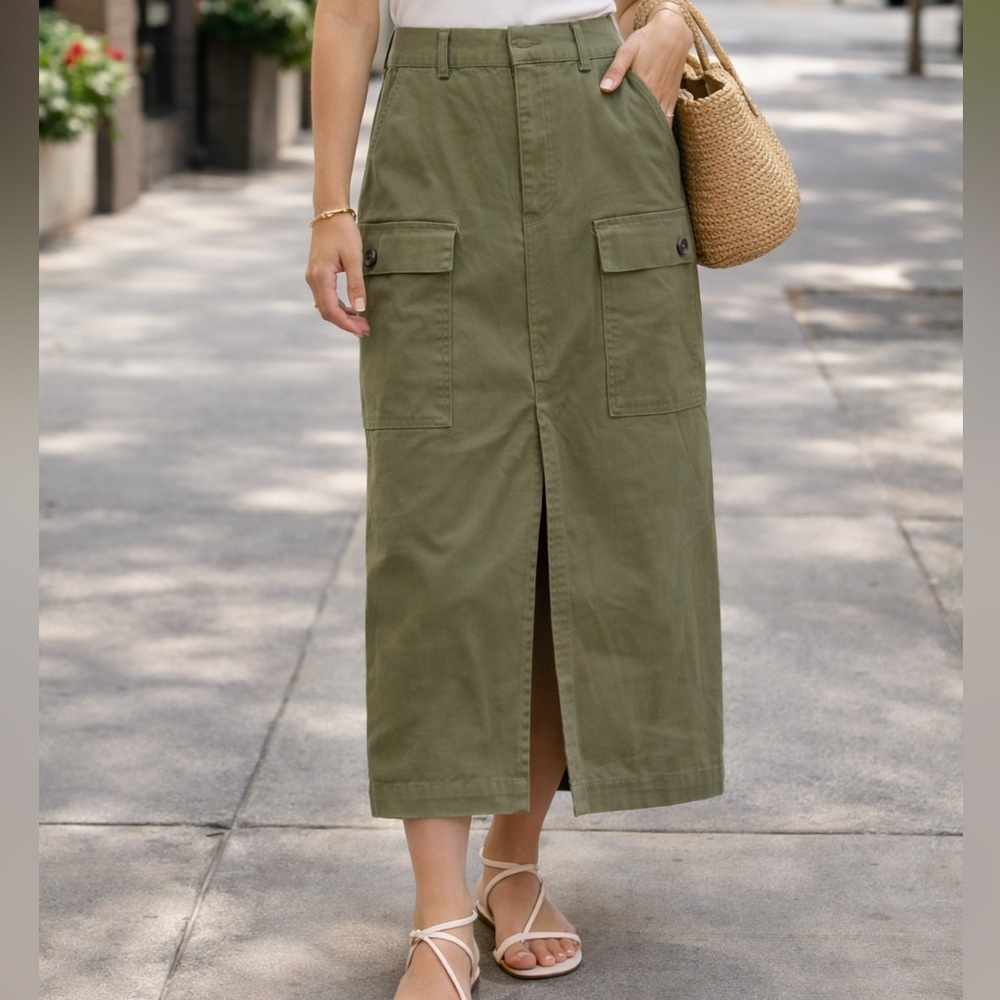 Jason Wu Cargo Midi Skirt NWT!